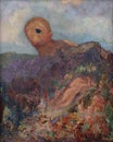 The cyclops painting by Odilon Redon Royalty Free Stock Photo